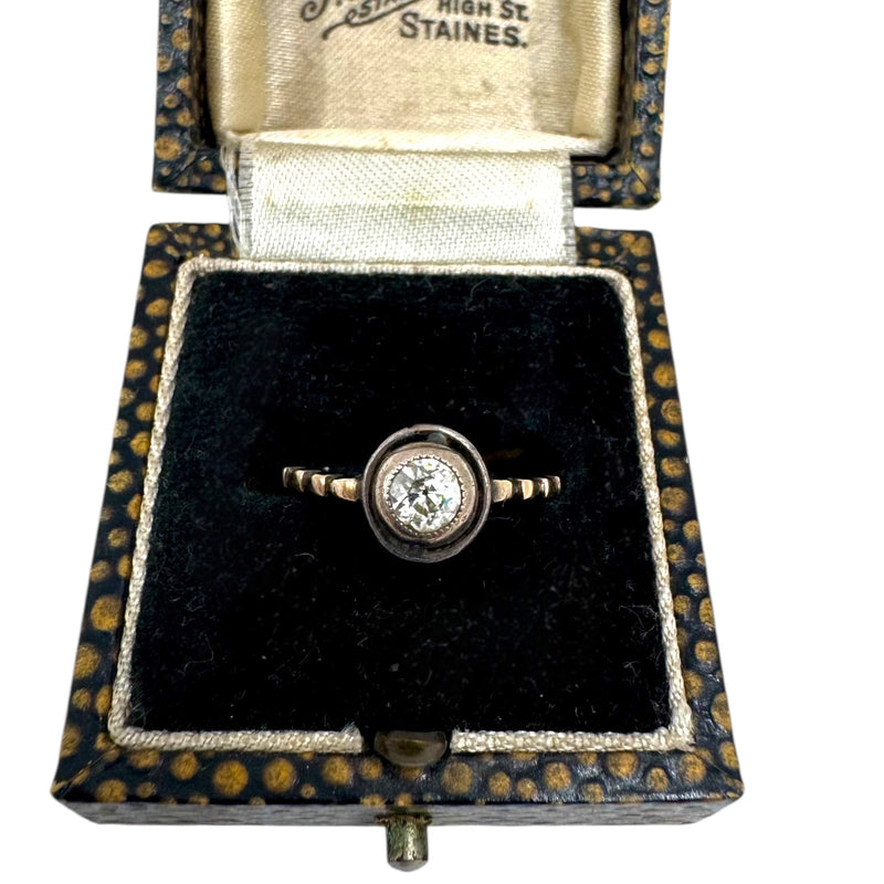 טבעת יהלום עתיקה