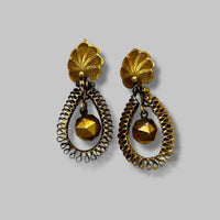 עגילי זהב רומנטיים