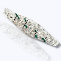 צמיד יהלומים ואמרלד