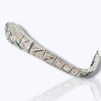 צמיד יהלומים ואמרלד